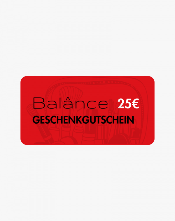 25€ Geschenkgutschein