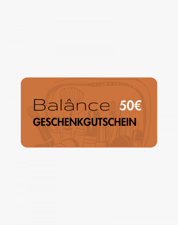 Geschenkgutschein Karte 50euro